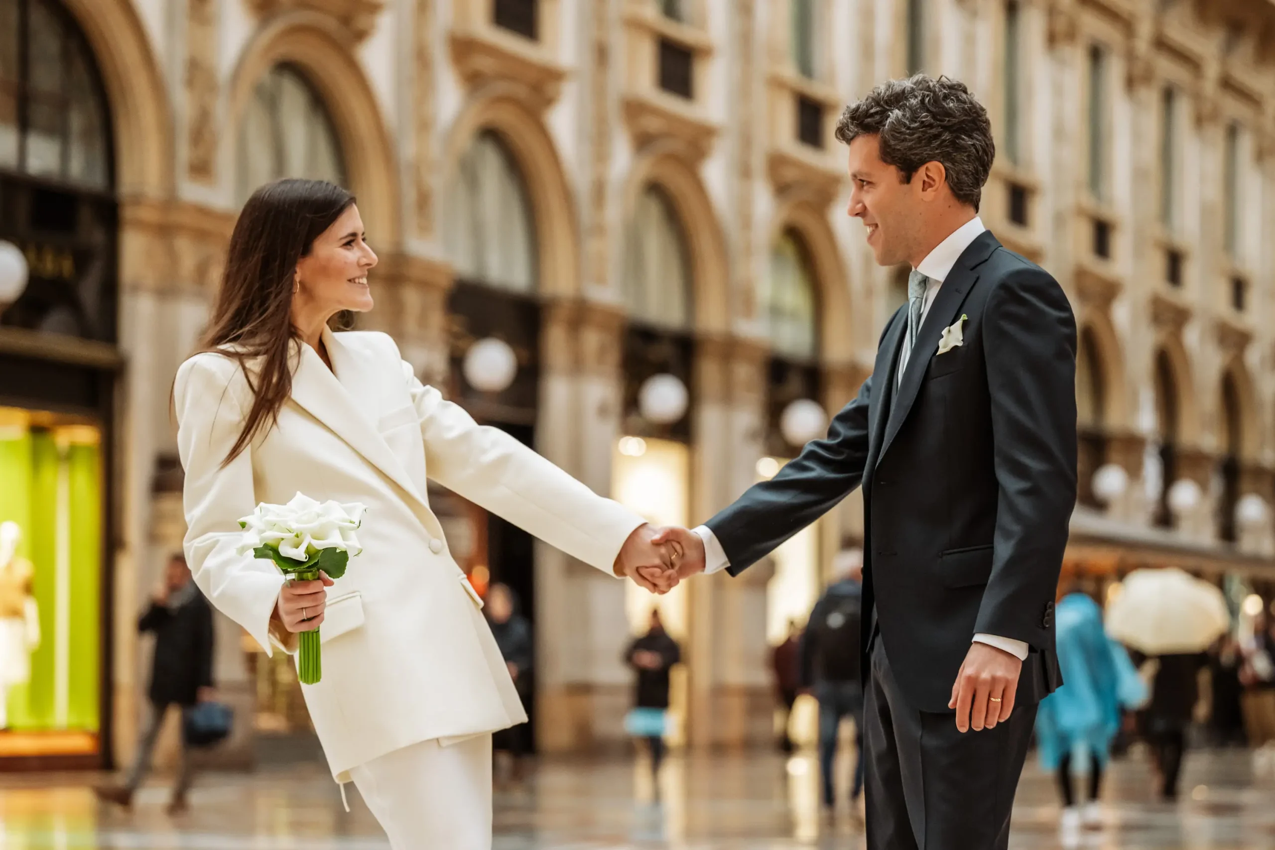 Matrimonio a Milano con fotografia in contesto urbano